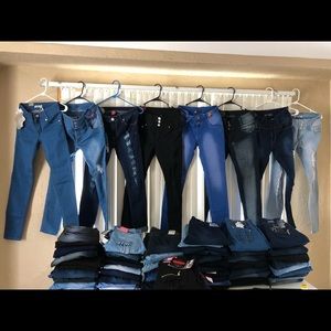 Colombian jeans and shorts